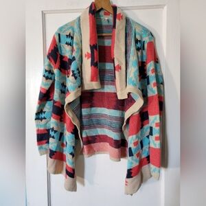 Colorful Cute Western Aztec Cardigan💖🩵